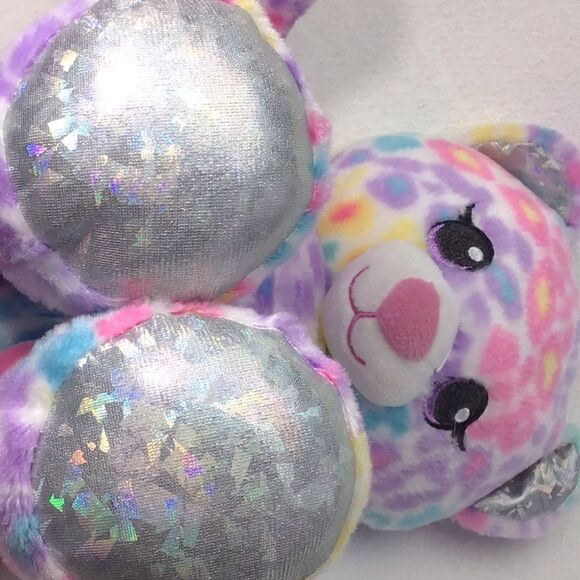 Build-A-Bear Rainbow Leopard Print Kitty - Picture 5 of 9